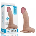 Realistyczne Dildo z Przyssawką Ultra Soft Dude 8.8''