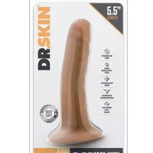 DR. SKIN 5.5INCH COCK WITH SUCTION CUP