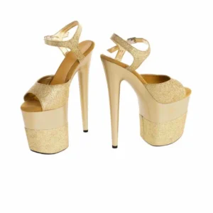 Buty- platformy złote błyszczące 39