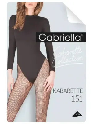 Bielizna-Kabarette/Rajstopy 151 CZARNE XL/XXL