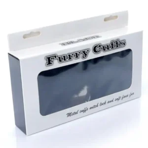 Kajdanki Fetish B - Series- Furry Cuffs Black