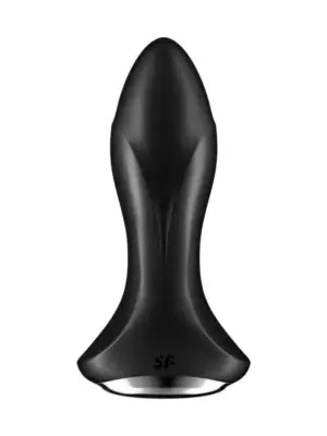 Plug-Vibrator Rotation Plug 1 Connect App (Black)