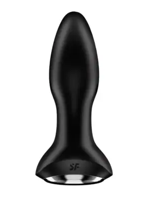 Plug-Vibrator Rotation Plug 2 Connect App (Black)