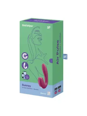 Stymulator Sunray Podwójna Stymulacja (Berry)
