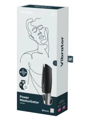 Power Masturbator black silver