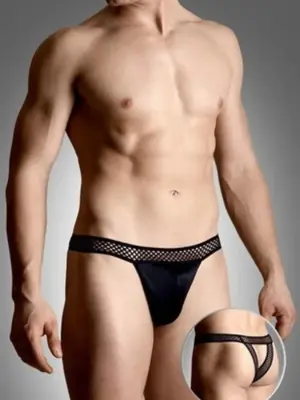 Mens thongs 4486 - black M/L