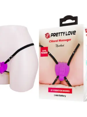 PRETTY LOVE - Clitoral Massager, Heartbeat, 10 vibration functions