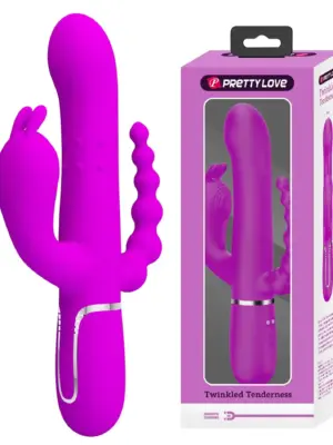 PRETTY LOVE - Cammy Purple, Twinkled Tenderness, 7 thumping functions 7 vibration functions 4 rolling functions