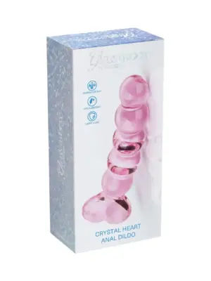 Crystal Heart Anal Dildo