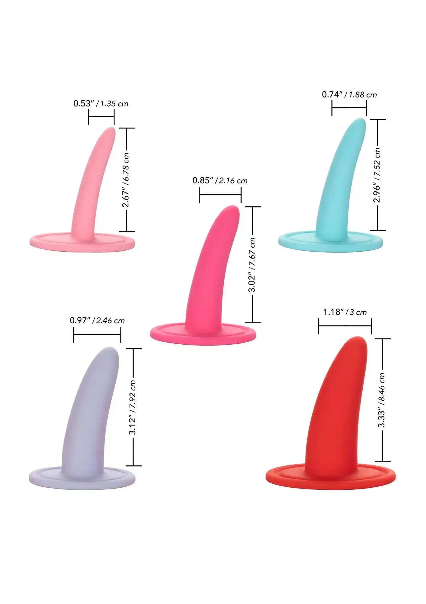 5pc Wearable Dilator Set Assortment - obrazek 16