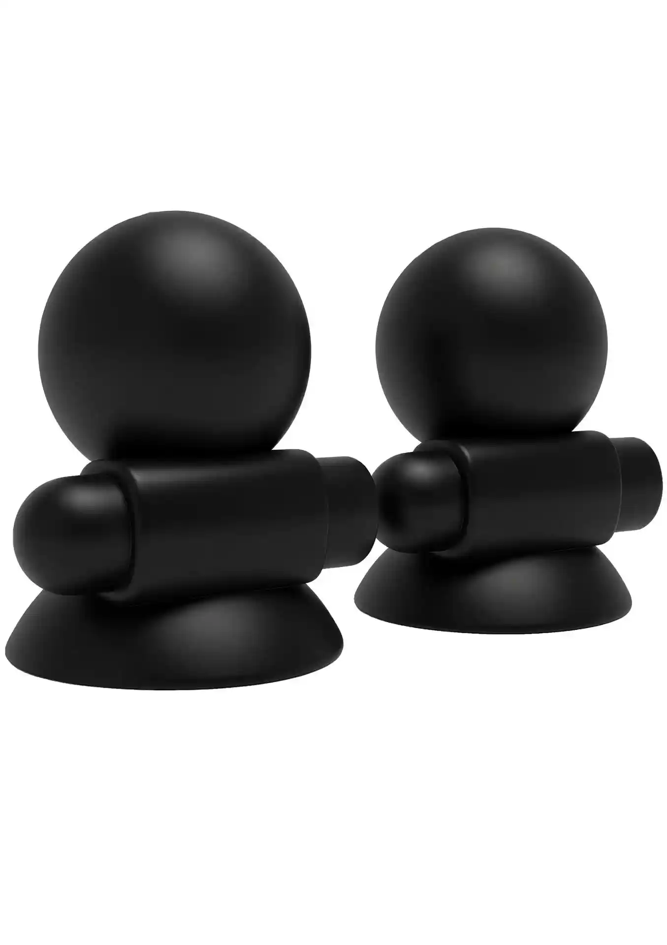 Vibrating Nipple Suckers Black - obrazek 4