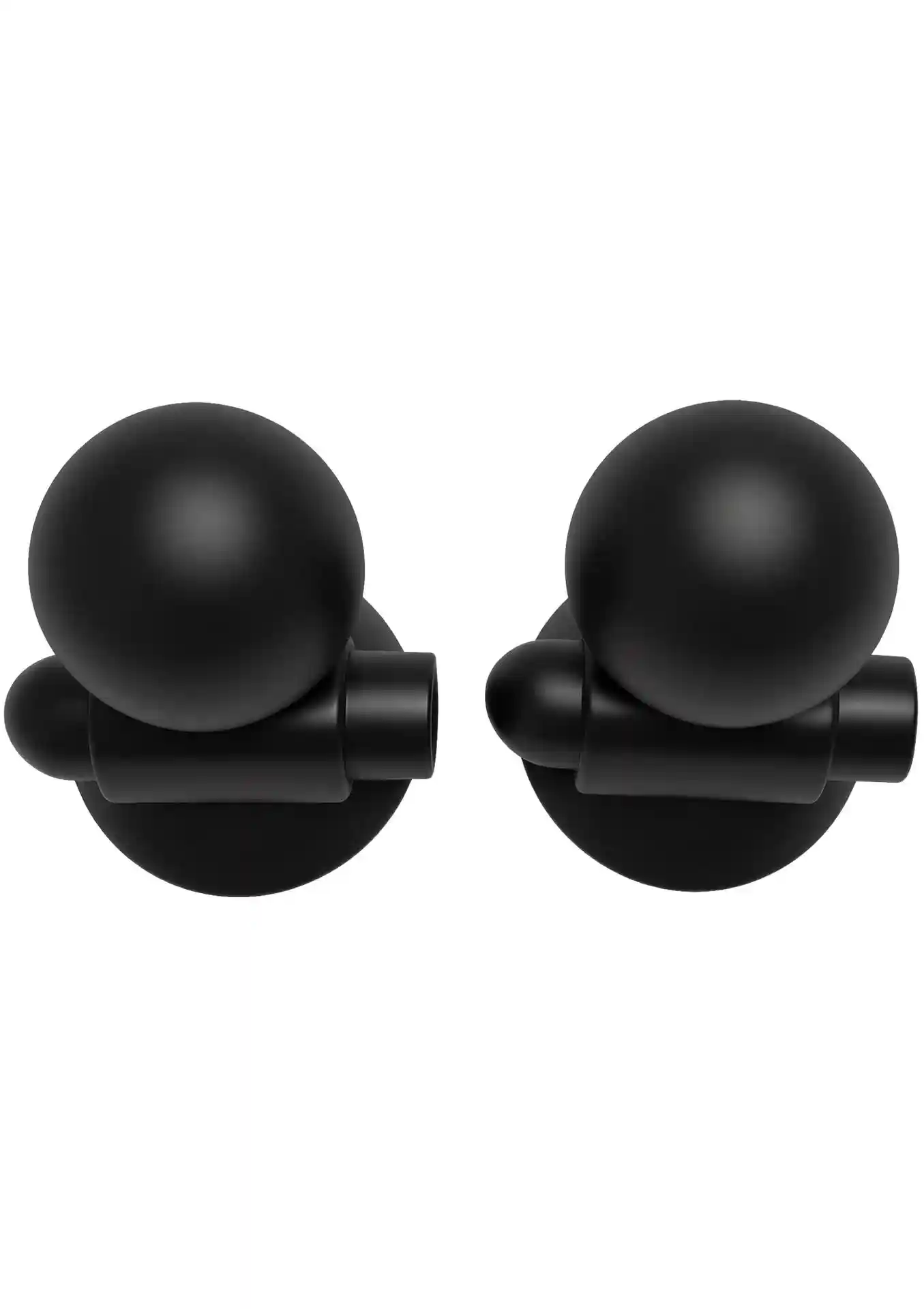 Vibrating Nipple Suckers Black - obrazek 5