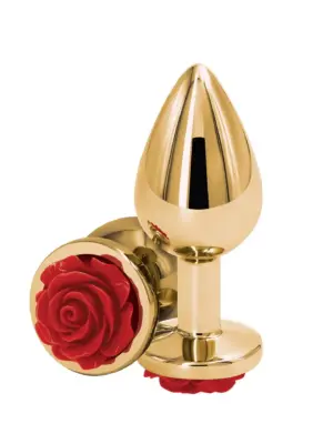 Rose Buttplug Medium Red