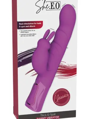 Vibrating G-Spot Thick Rabbit Vibrator