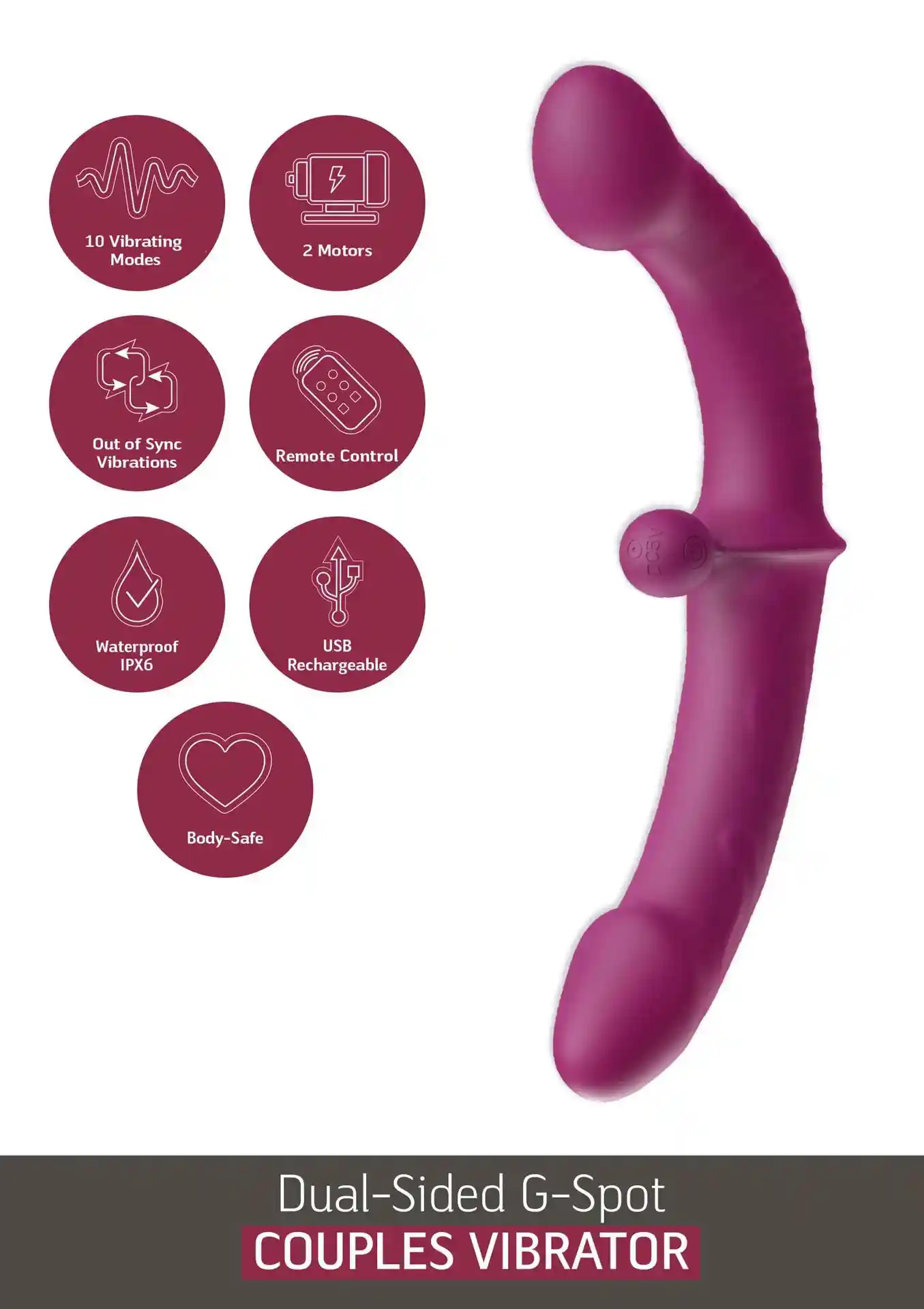 Dual-Sided G-Spot Vibrator - obrazek 7