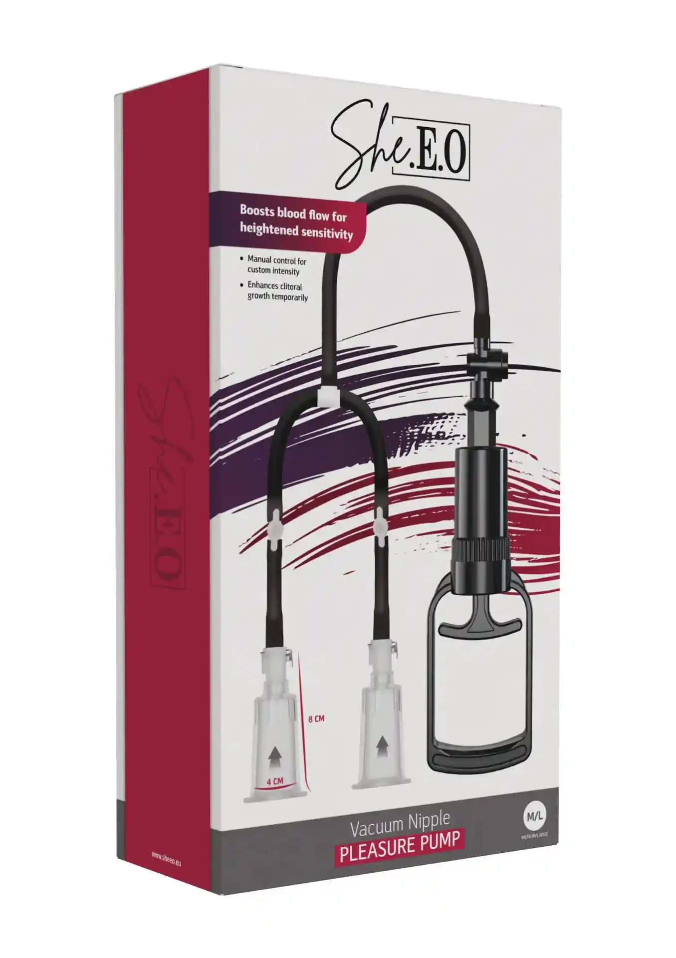 Vacuum Nipple Pleasure Pump M/L - obrazek 2