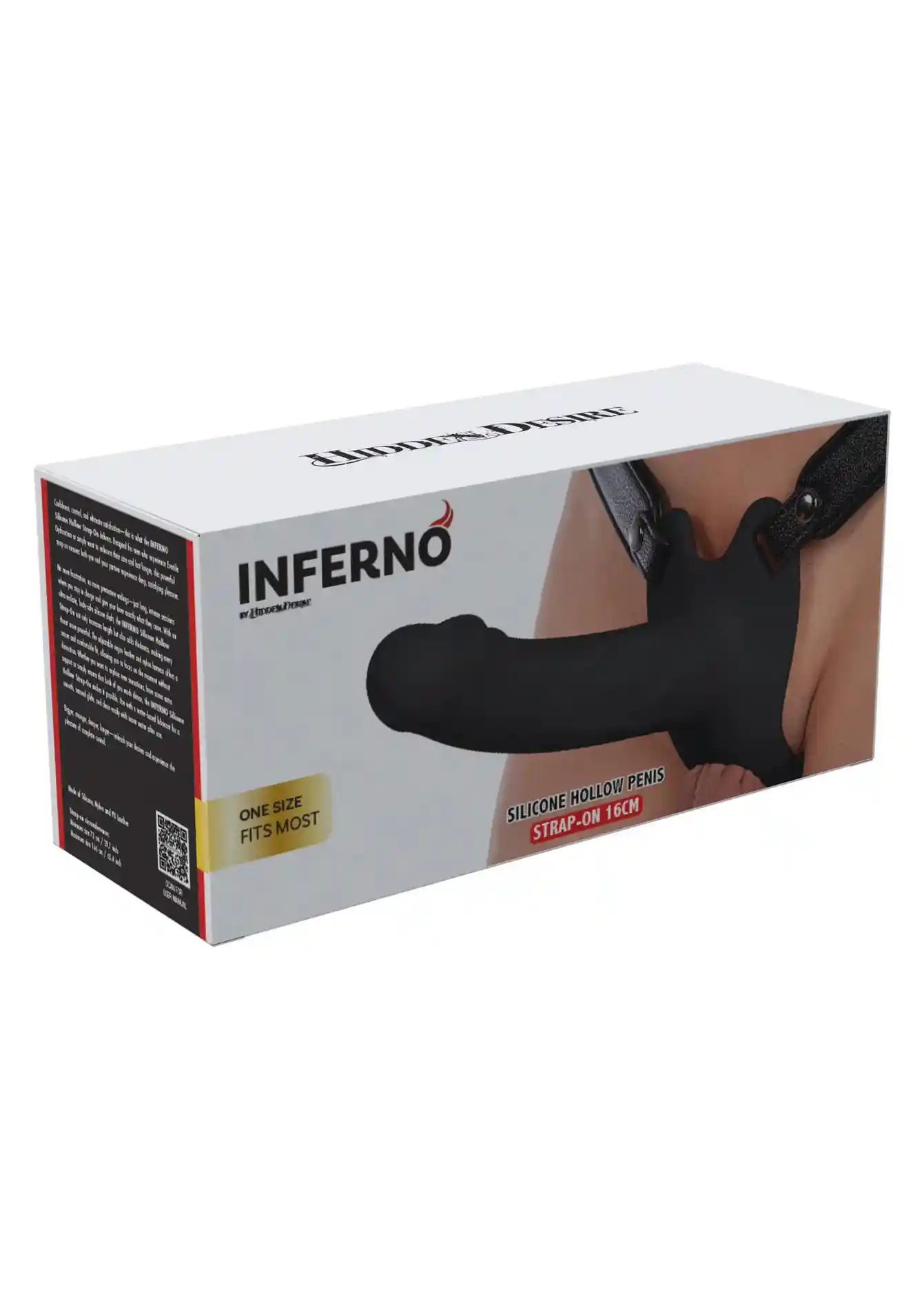Hollow Penis Strapon Silicone 16 cm - obrazek 6