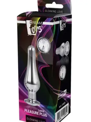 GLEAMING LOVE SILVER PLEASURE PLUG L
