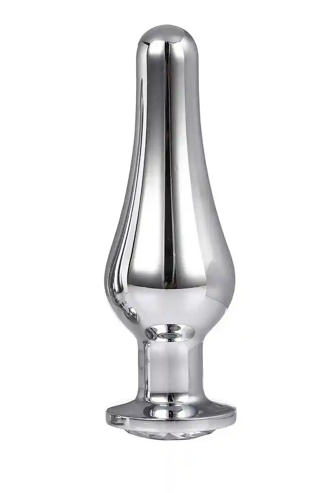 GLEAMING LOVE SILVER PLEASURE PLUG L - obrazek 3