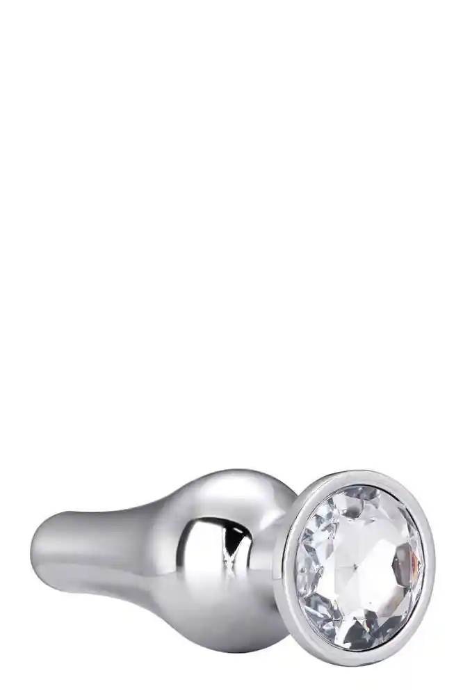 GLEAMING LOVE SILVER PLEASURE PLUG L - obrazek 4