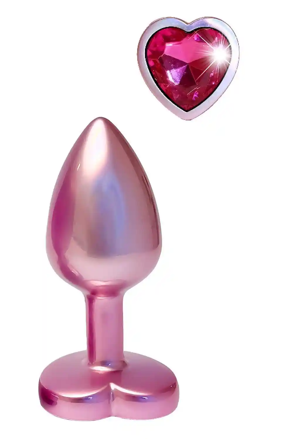 GLEAMING LOVE MATTE PINK PLUG SMALL - obrazek 3