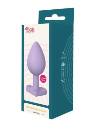 Korek Analny Love Signal Heart Plug Medium
