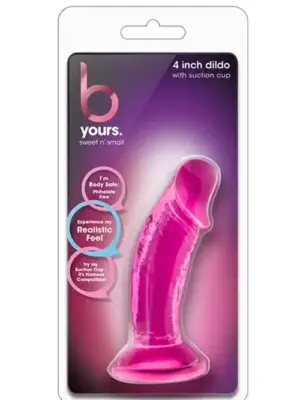 B YOURS SWEET N SMALL 4INCH DILDO PINK