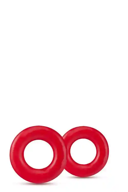 STAY HARD DONUT RINGS RED - obrazek 2