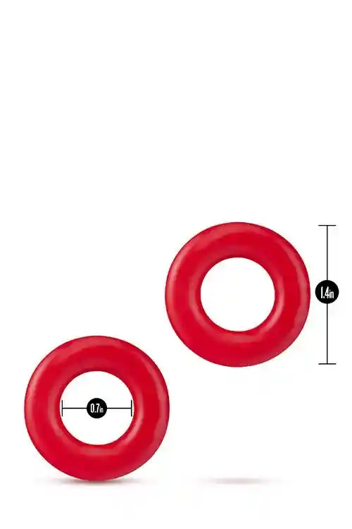 STAY HARD DONUT RINGS RED - obrazek 4