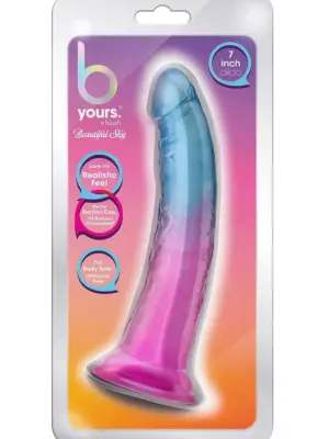 B YOURS BEAUTIFUL SKY 7 INCH DILDO SUNSET