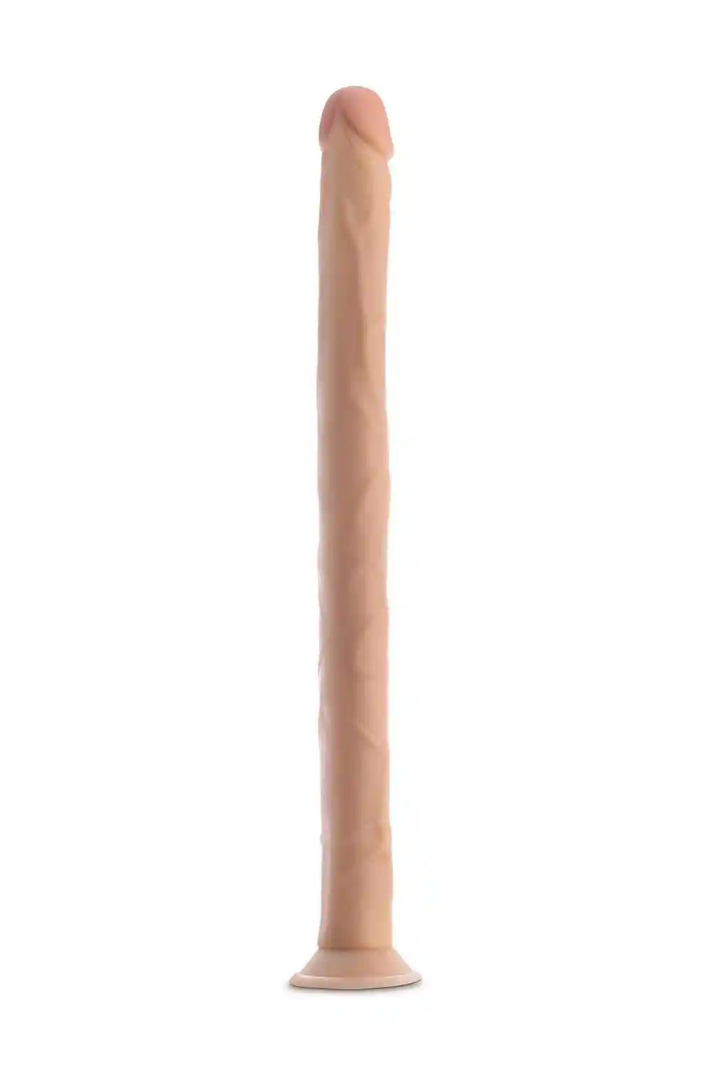 DR. SKIN 19 INCH DILDO BEIGE - obrazek 2