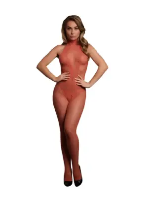 Fishnet and Lace Bodystocking - One Size
