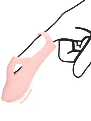 Silicone Finger Vibrator - Touch of Pink
