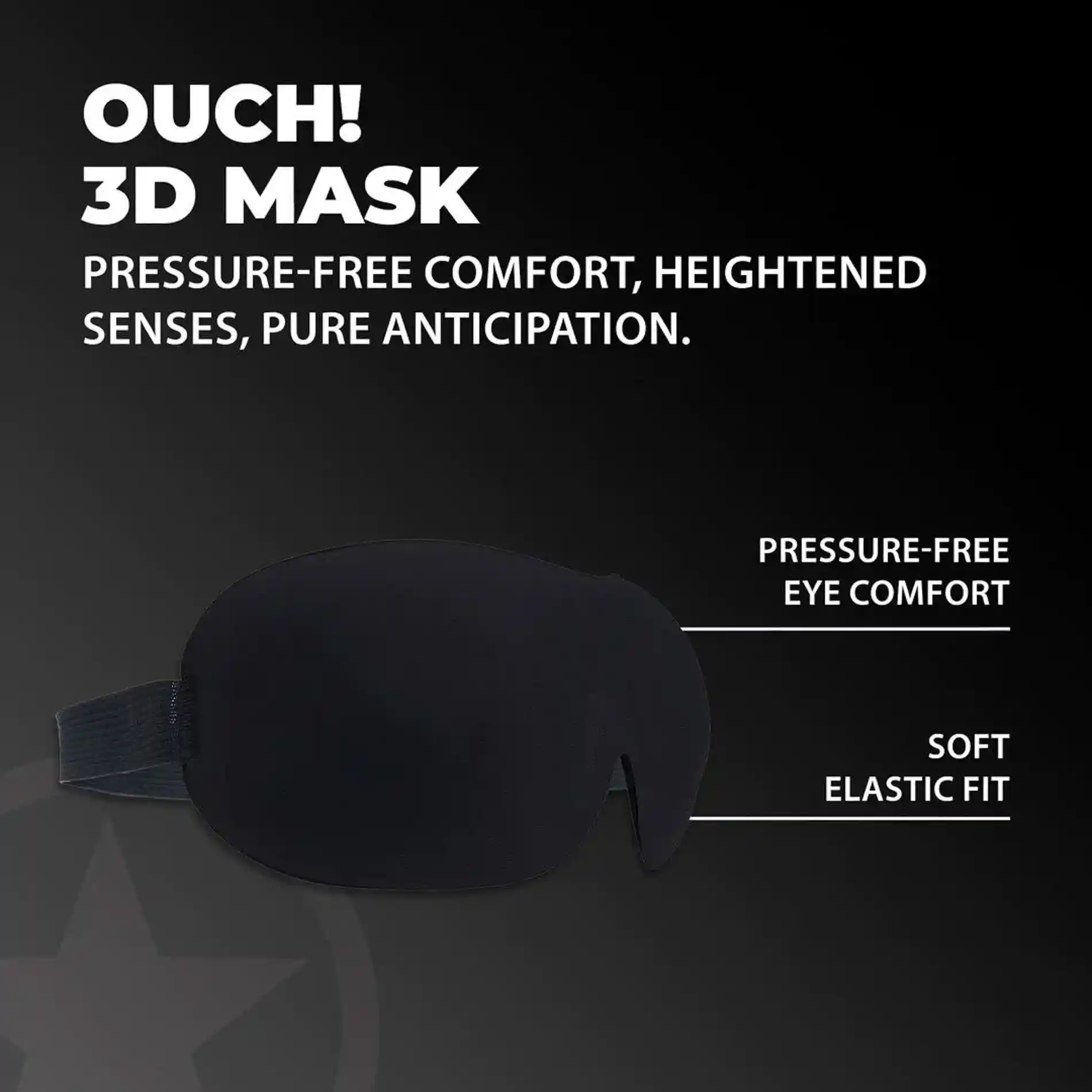3D Mask - Black - obrazek 4