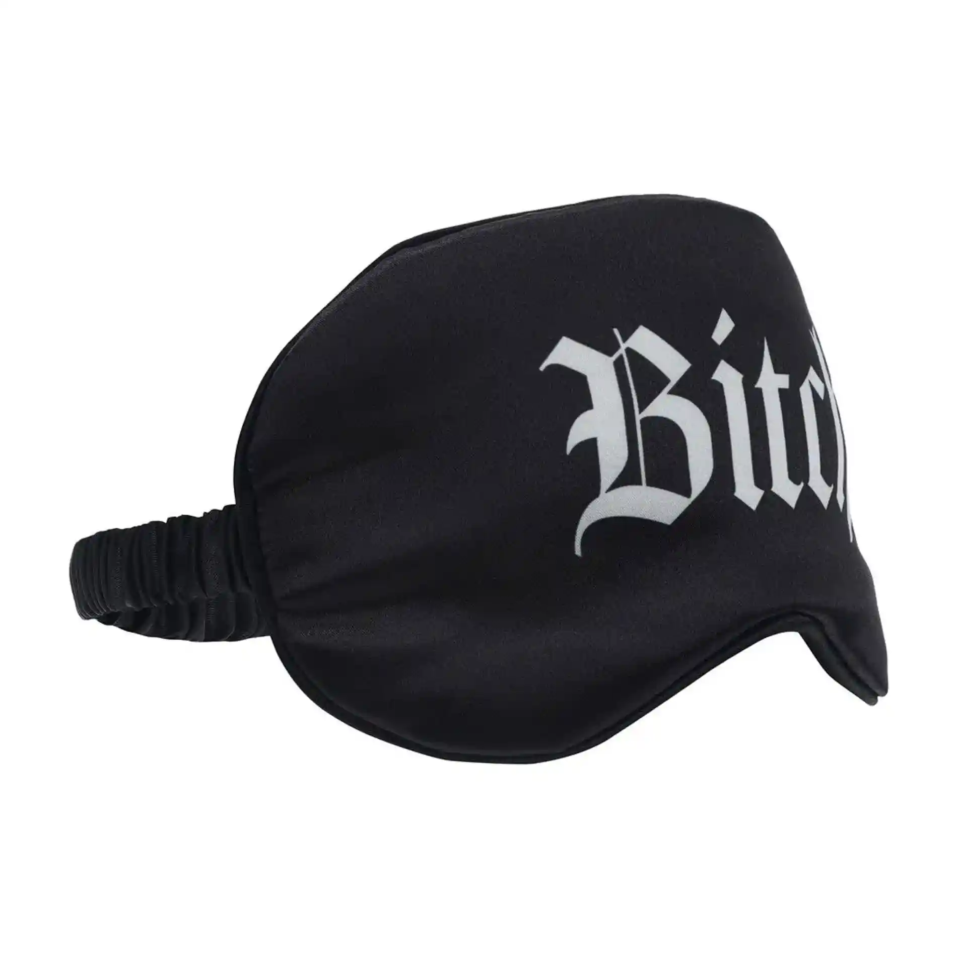 Bitch - Printed Satin Mask - Black - obrazek 3