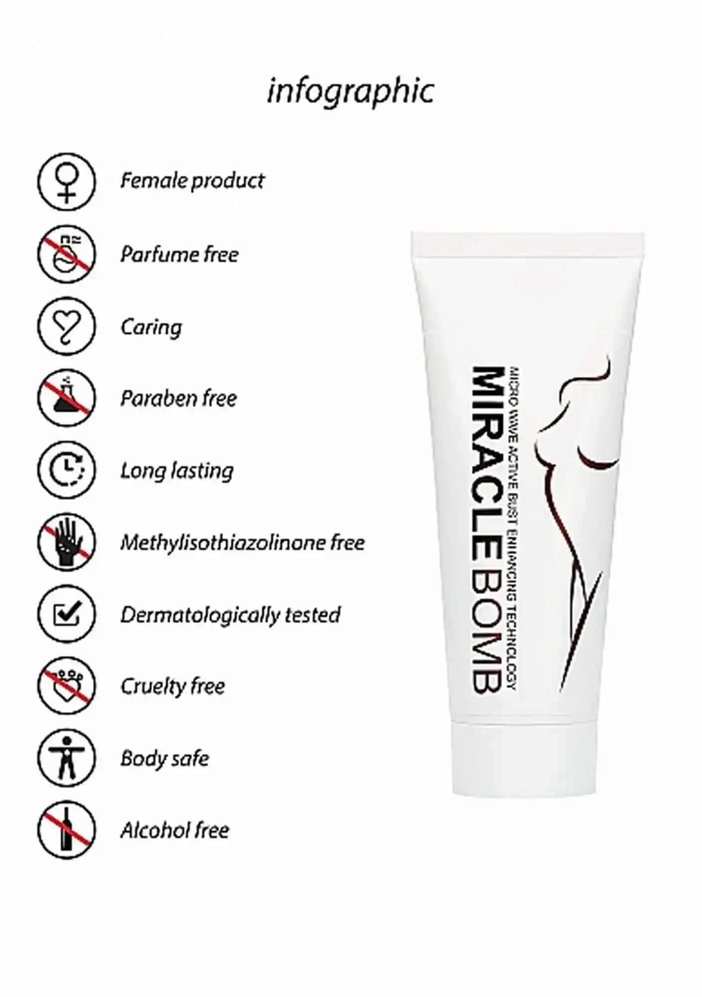 Breast Gel - Miracle Bomb - 100 ML - obrazek 6