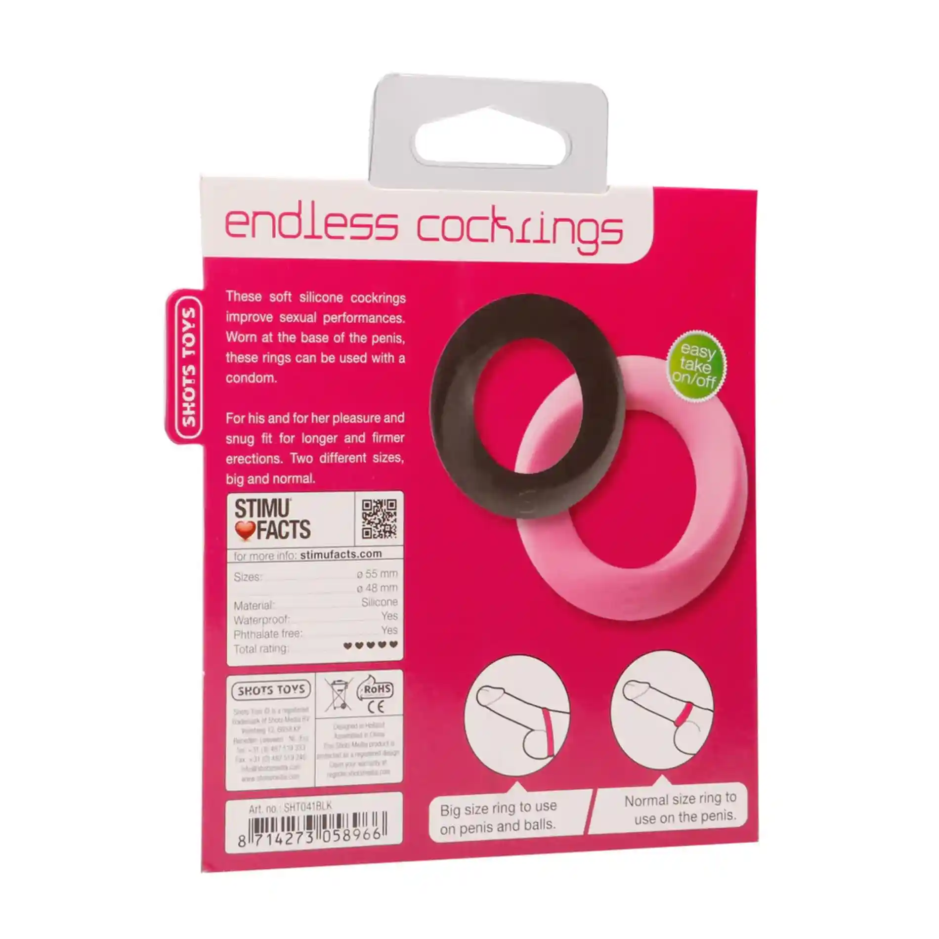 Endless Cockring - Large & Medium - obrazek 3