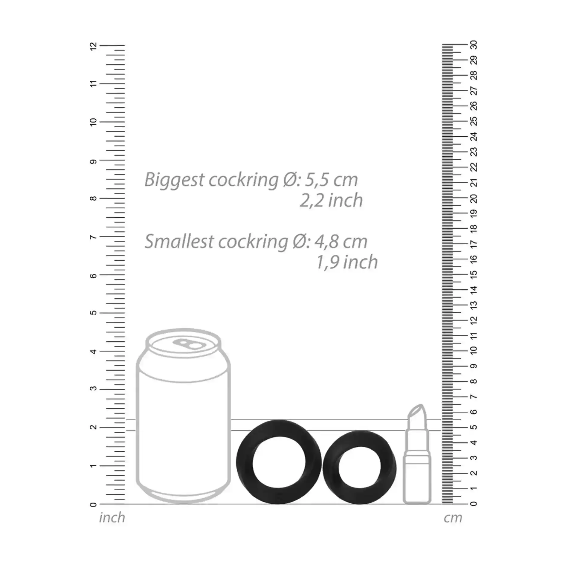 Endless Cockring - Large & Medium - obrazek 9