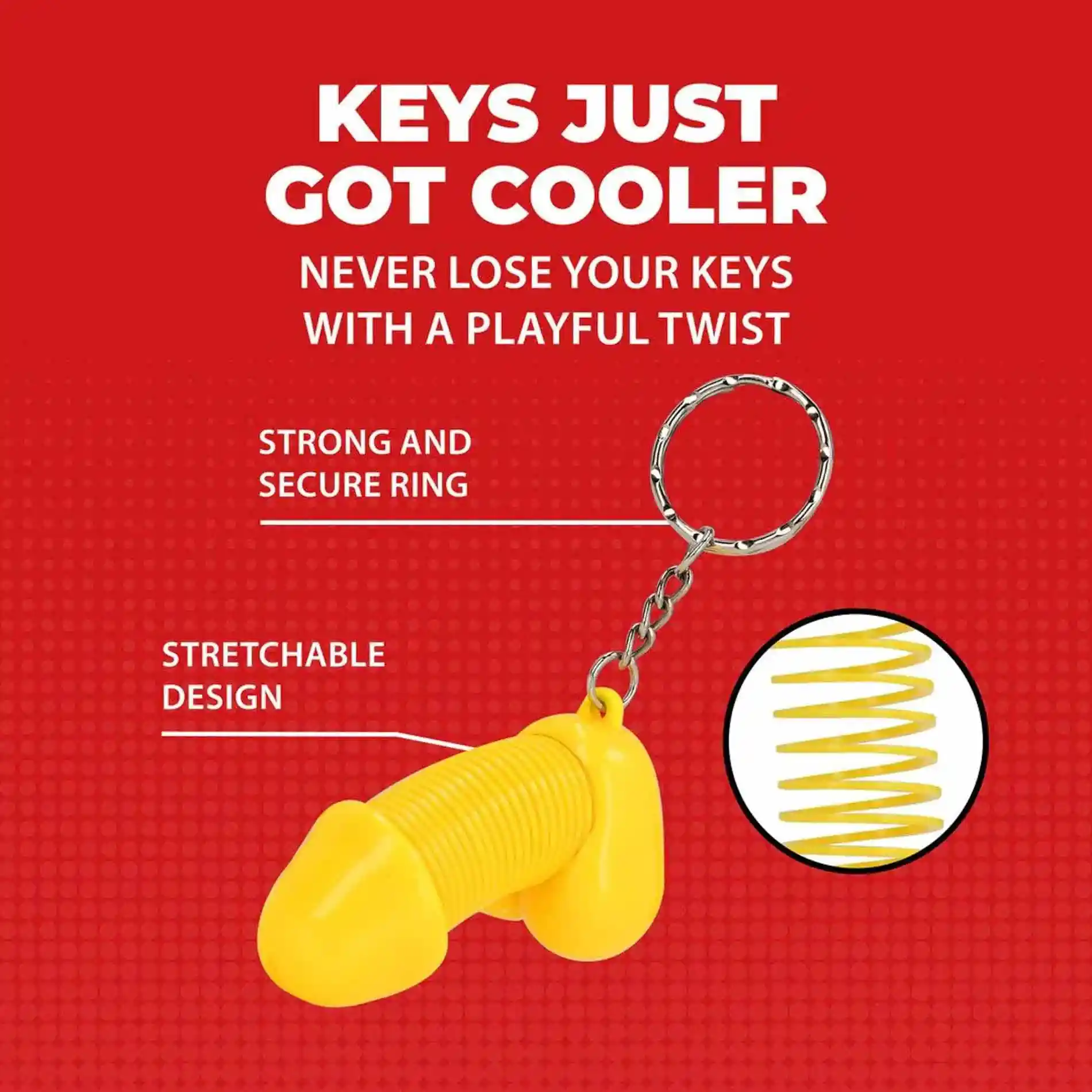 Super Dicky - Keychain - Yellow - obrazek 5