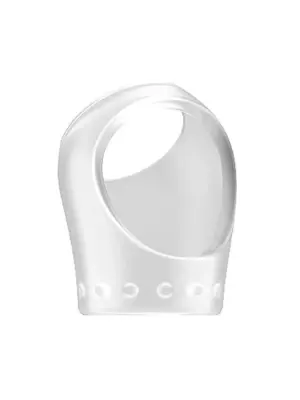 No.45 - Cockring with Ball Strap - Translucent