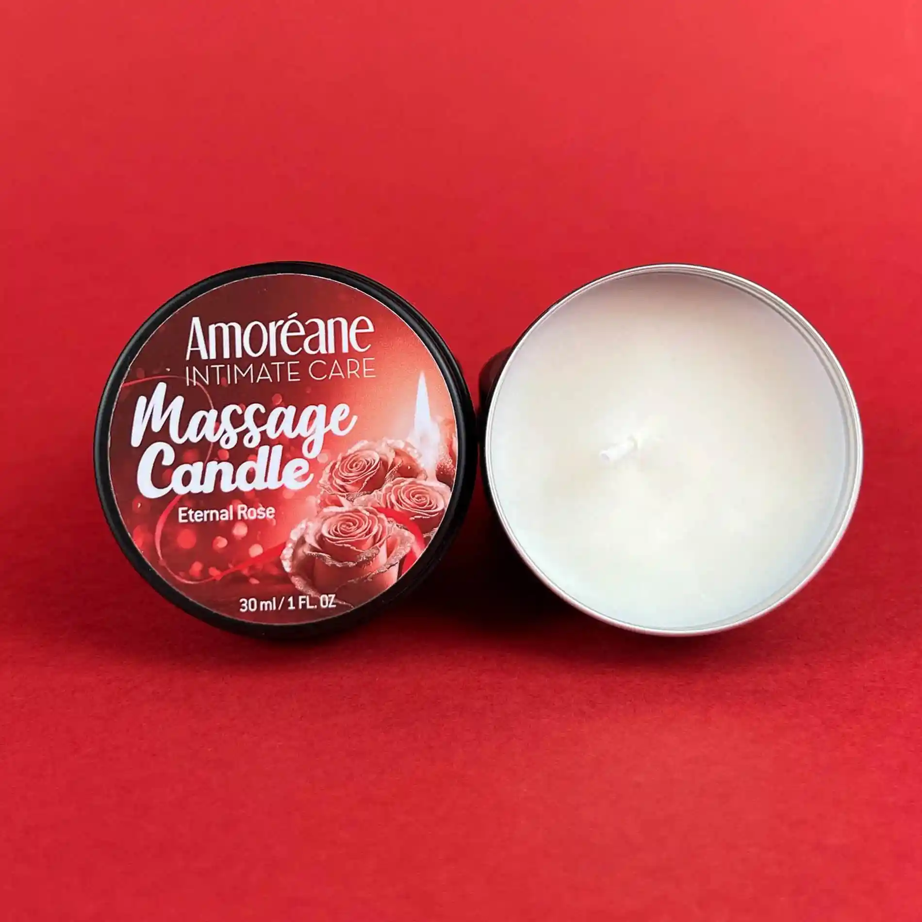 Massage Candle Eternal Rose (30ml) - obrazek 3