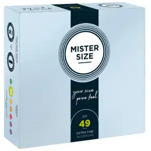 Mister Size 49mm pack of 36