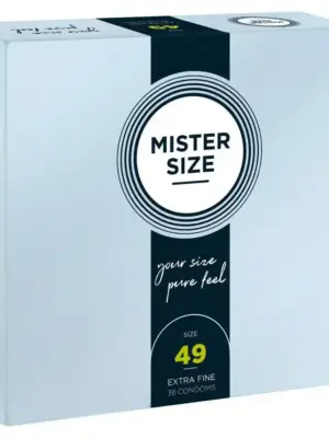 Mister Size 49mm pack of 36