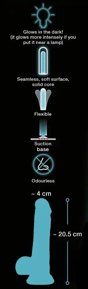 Glow in the Dark Dildo - obrazek 8