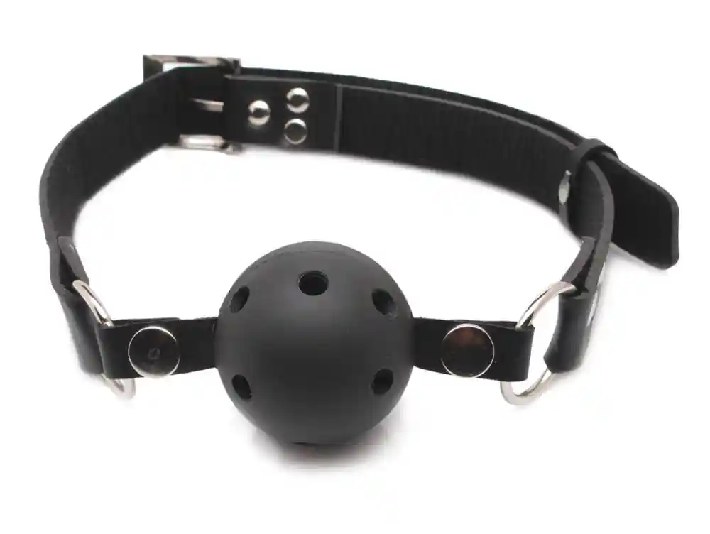 FFSLE Breathable Ball Gag Blac - obrazek 2