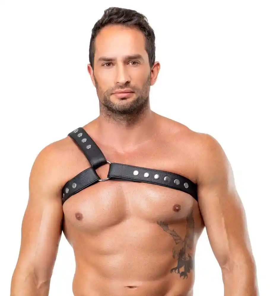 Men's Leather Harness S-L - obrazek 2