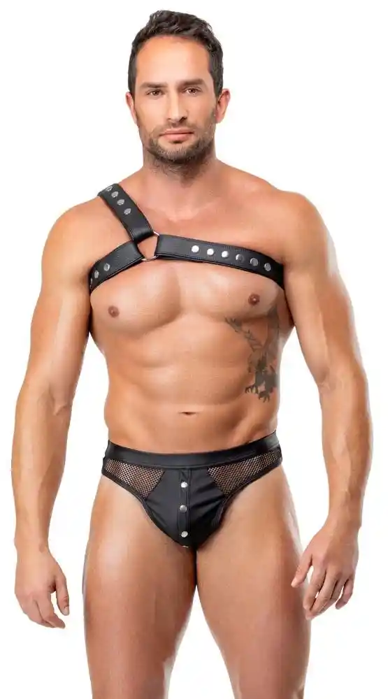Men's Leather Harness S-L - obrazek 4