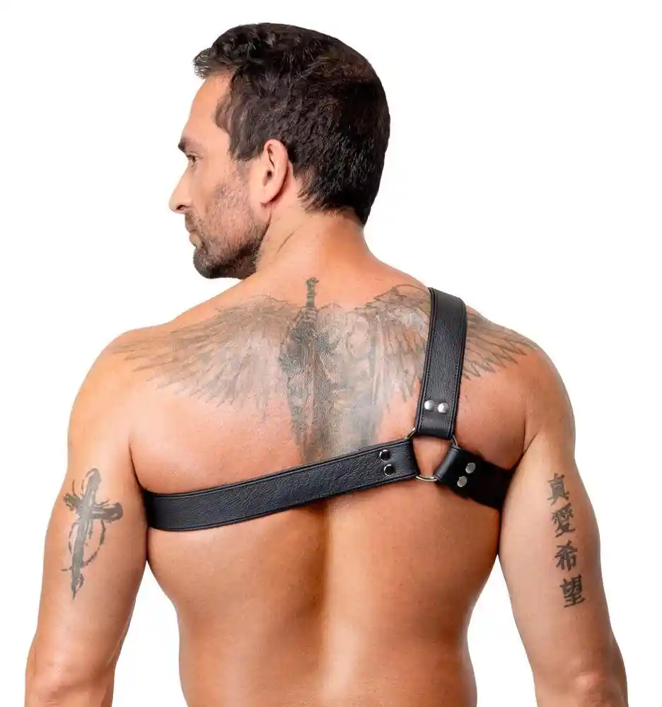 Men's Leather Harness XL-2XL - obrazek 5