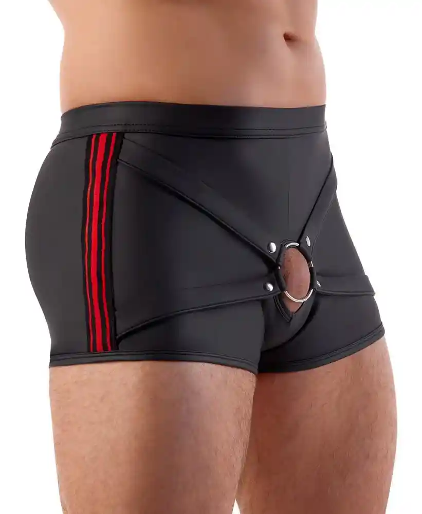 M. Pants black/red M - obrazek 3