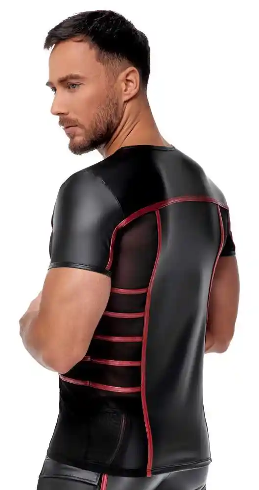 Men's Short black/red L - obrazek 4